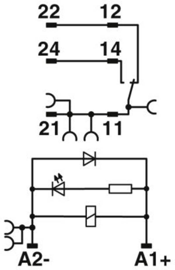 Phoenix Contact RIF-1-RPT-LDP-24DC/1X21MS Relaisbaustein     10 St.
