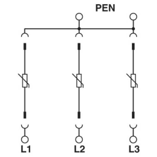Phoenix Contact 2920450 VAL-MS 580/3+0 Überspannungsschutz-Ableiter 1 St.