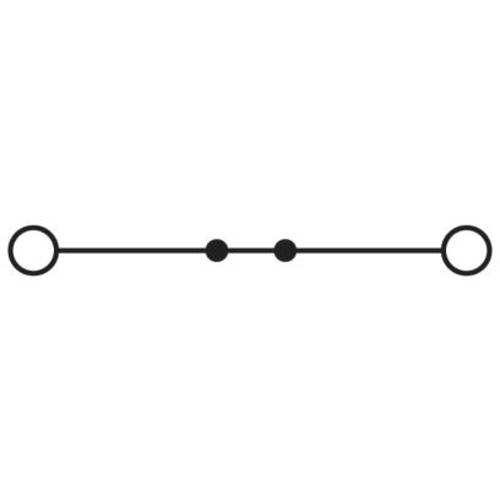 Phoenix Contact 3044197 Durchgangsklemme 12.2 mm Schrauben Schwarz 50 St.