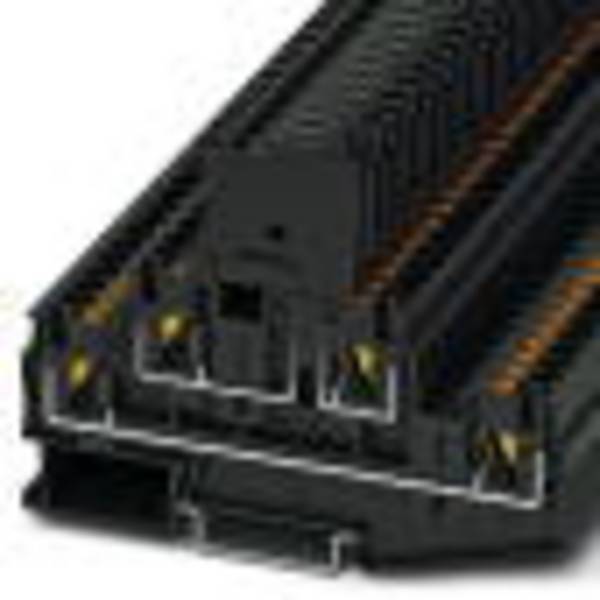 Phoenix Contact 3211888 Sicherungsdurchführungsklemme 6.2 mm Push-Lock-Federanschluss Schwarz 50 St.