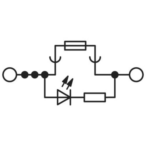 Thumbnail - Phoenix Contact 3212172 Sicherungsdurchführungsklemme 8.2 mm Push-Lock-Federanschluss Schwarz 50 St.