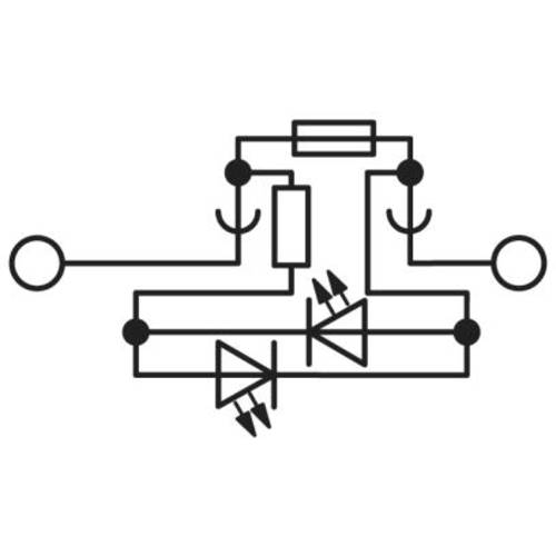 Thumbnail - Phoenix Contact 3270197 Sicherungsdurchführungsklemme 8.2 mm Push-Lock-Federanschluss Schwarz 50 St.