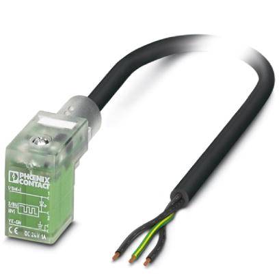 Ventilstecker mit angespritzter Leitung 1401617 Schwarz SAC-3P-10,0-PUR/CI-1L-R-ES 1401617 Phoenix Contact Inhalt: 1 St.-1