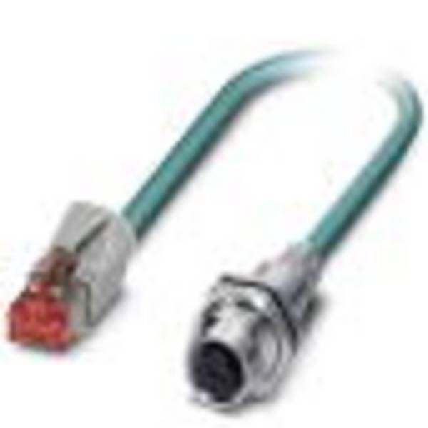 Phoenix Contact 1404206 RJ45 Patchkabel CAT 5e S/FTP 1.00 m Blau Geschirmt 1 St.