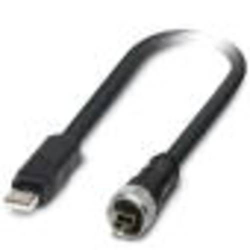Thumbnail - Phoenix Contact USB-Kabel USB 2.0 USB-A IP20 Stecker, USB-Mini-B IP20 Stecker 5.00 m Schwarz 1420184