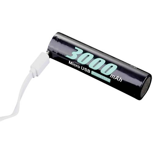 Soshine 18650USB-3.7-3000 USB-Micro-B Akku 18650 Li-Ion 3.6 V 3000 mAh 1 St.