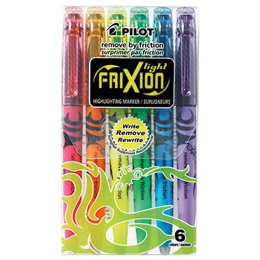 Pilot Textmarker FriXion light 4136S6 3,8mm sortiert 6 St./Pack.