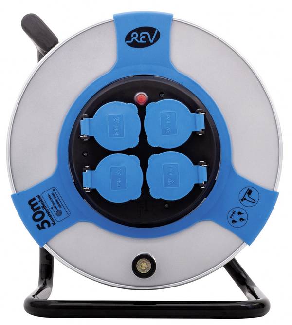 REV 0011118812 Kabeltrommel 50.00 m Schwarz