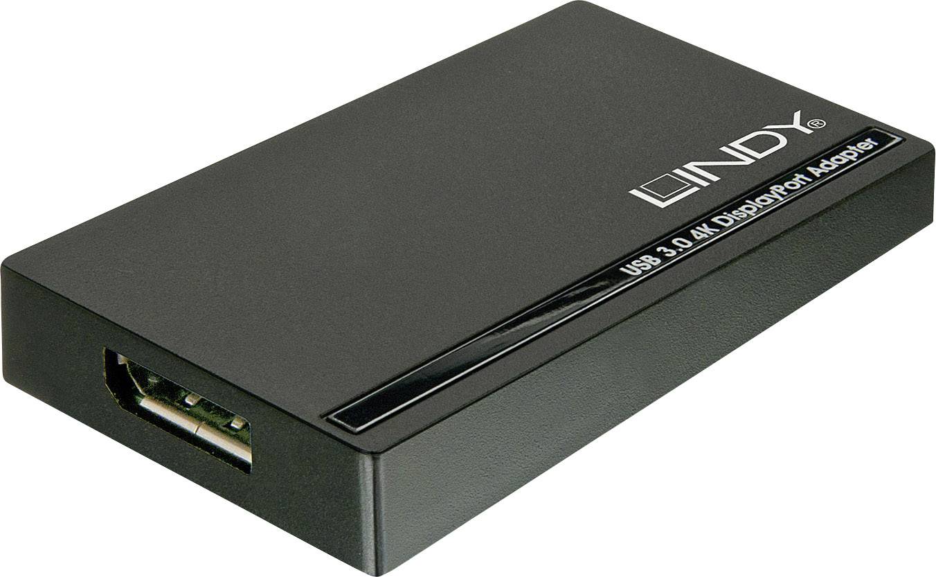 Lindy USB 3.0 to 4K DisplayPort Adapter Externer Videoadapter