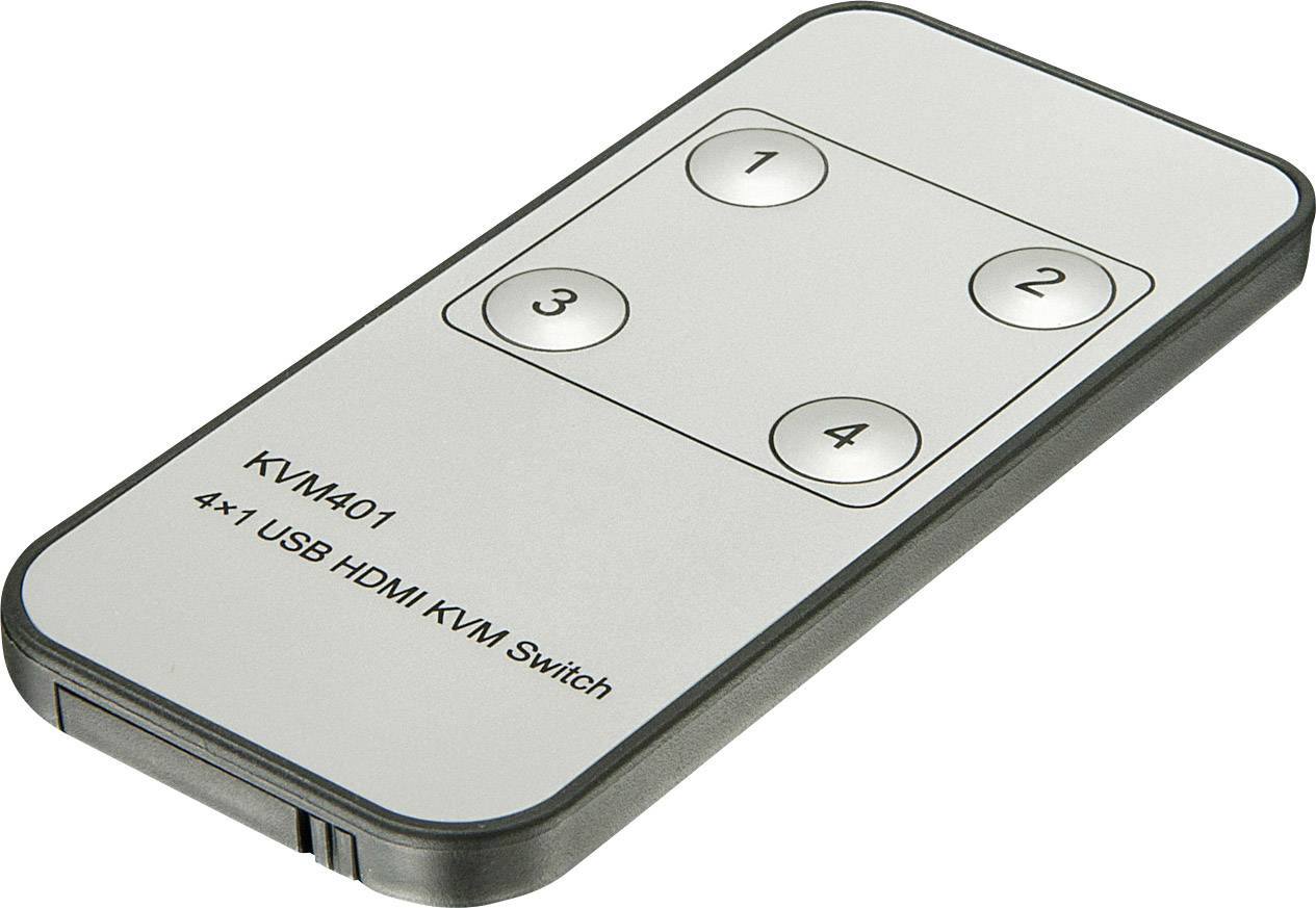 Lindy - KVM-/Audio-/USB-Switch - 4 x KVM/Audio/USB