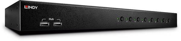 LINDY LINDY KVM Switch Pro USB Audio DVI-I 8 KVM-Umschalter DVI Tastatur