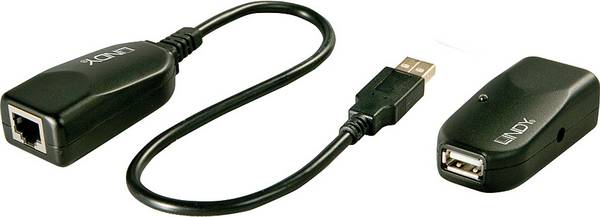 LINDY LINDY USB 2.0 Cat.5 Extender 50m Classic USB-A (USB 2.0) USB Extender über Netzwerkkabel RJ45 50 m