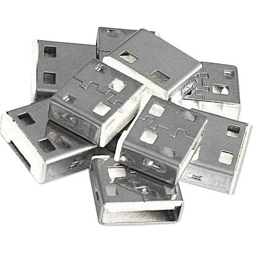 LINDY USB-A Port Schloss USB Port Lock 10er Set Weiß ohne Schlüssel 40464