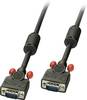 LINDY VGA Anschlusskabel VGA 15pol. Stecker, VGA 15pol. Stecker 10.00 m Schwarz 36377 doppelt geschirmt VGA-Kabel