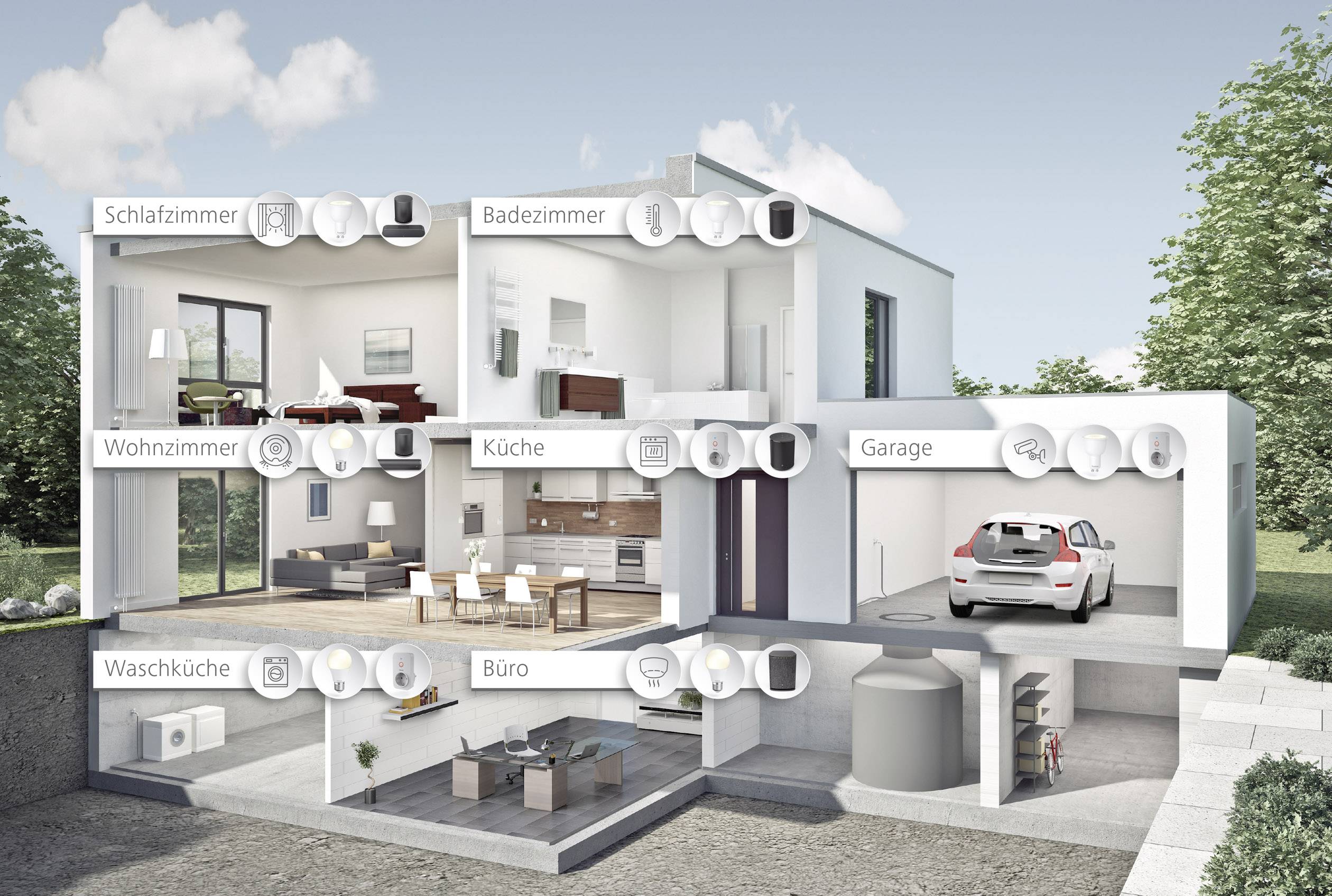Hama 2x WiFi Steckdose und 1x Wi-Fi Steckdose inkl. Strommessgerät Wi-Fi Steckdosen-Set Alexa, Google Home, IFTTT-6