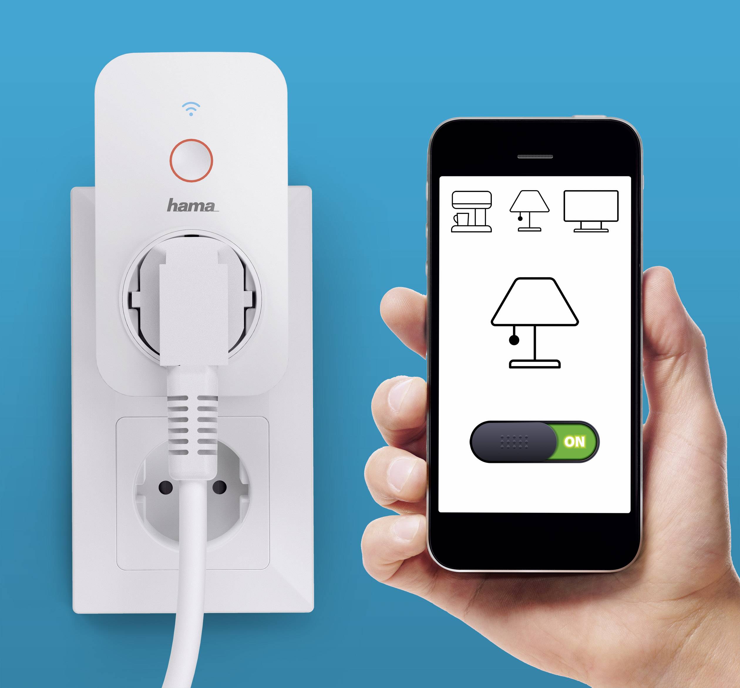 Hama 2x WiFi Steckdose und 1x Wi-Fi Steckdose inkl. Strommessgerät Wi-Fi Steckdosen-Set Alexa, Google Home, IFTTT-7