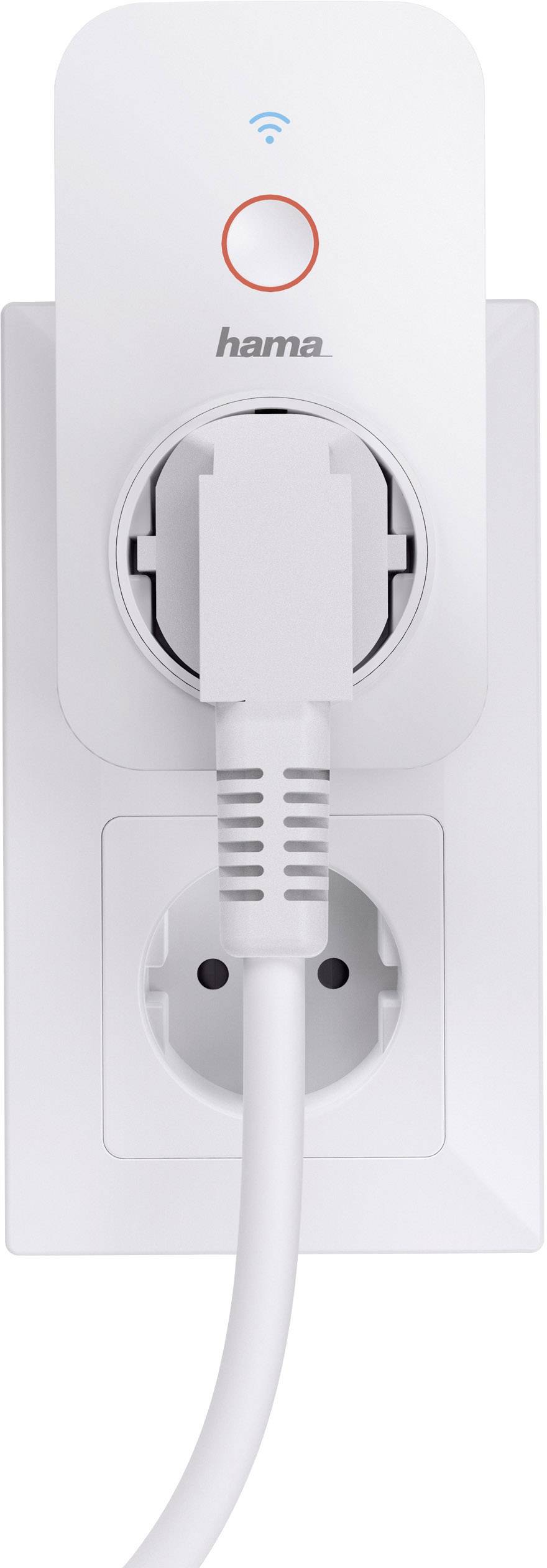 Hama 2x WiFi Steckdose und 1x Wi-Fi Steckdose inkl. Strommessgerät Wi-Fi Steckdosen-Set Alexa, Google Home, IFTTT-8