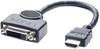 LINDY HDMI / DVI Adapterkabel HDMI-A Stecker, DVI-D 24+1pol. Buchse 0.20 m Schwarz 41227 HDMI-Kabel