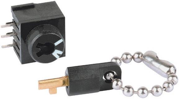 MENTOR Schlüsselschalter 60 V DC/AC 0.5 A 1 x Ein/Ein 1 x 56 ° Mentor 1859.1031 1 St.