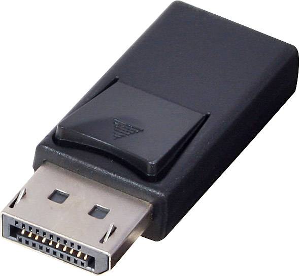 LINDY 41089 DisplayPort / Mini-DisplayPort Anschlusskabel [1x DisplayPort Stecker - 1x Mini-DisplayPort Buchse] Schwarz-0