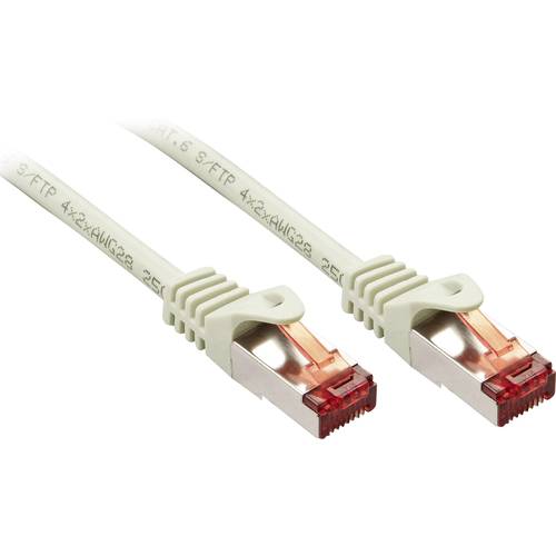 Thumbnail - LINDY 47344 RJ45 Netzwerkkabel, Patchkabel CAT 6 S/FTP 2.00 m Grau 1 St.