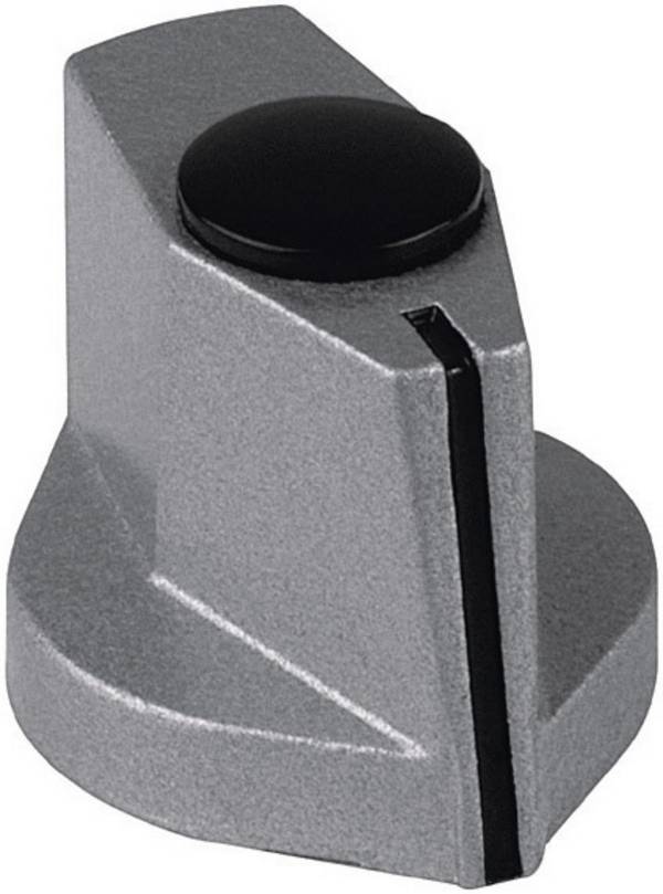 Mentor 499.60 499.60 Knebelknopf mit Zeiger Schwarz (Ø x H) 17 mm x 12.5 mm 1 St.