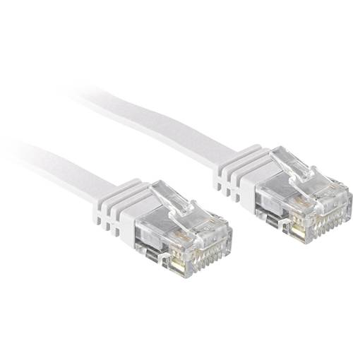 LINDY 47502 RJ45 Netzwerkkabel, Patchkabel CAT 6 U/UTP 2.00 m Weiß mit Rastnasenschutz 1 St.