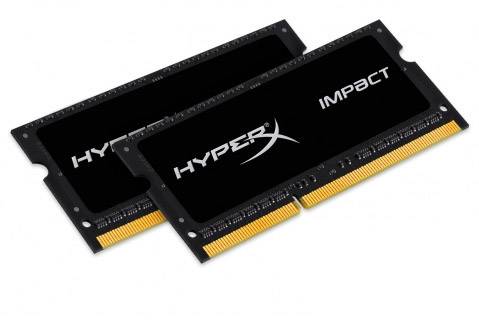 HyperX Impact Black Series - DDR3L - kit - 8 GB: 2 x 4 GB