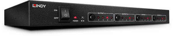 LINDY 38152 4x4 Port HDMI-Matrix-Switch mit Status-LEDs 4096 x 2160 Pixel