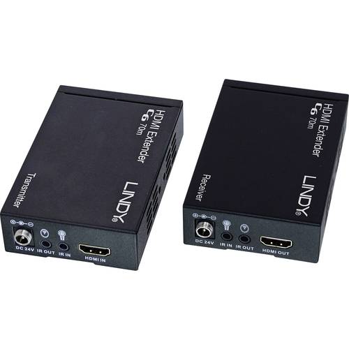 Thumbnail - LINDY LINDY 70m C6 HDMI 4K Extender HDBaseT HDMI Extender über Netzwerkkabel RJ45 70 m
