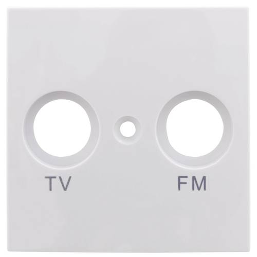 Thumbnail - REV Abdeckung TV-, Radio-Steckdose Studio Weiß 0208630106 1 St.
