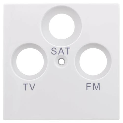 Thumbnail - REV Abdeckung TV-, Radio-, SAT-Steckdose Studio Weiß 0208640106 1 St.