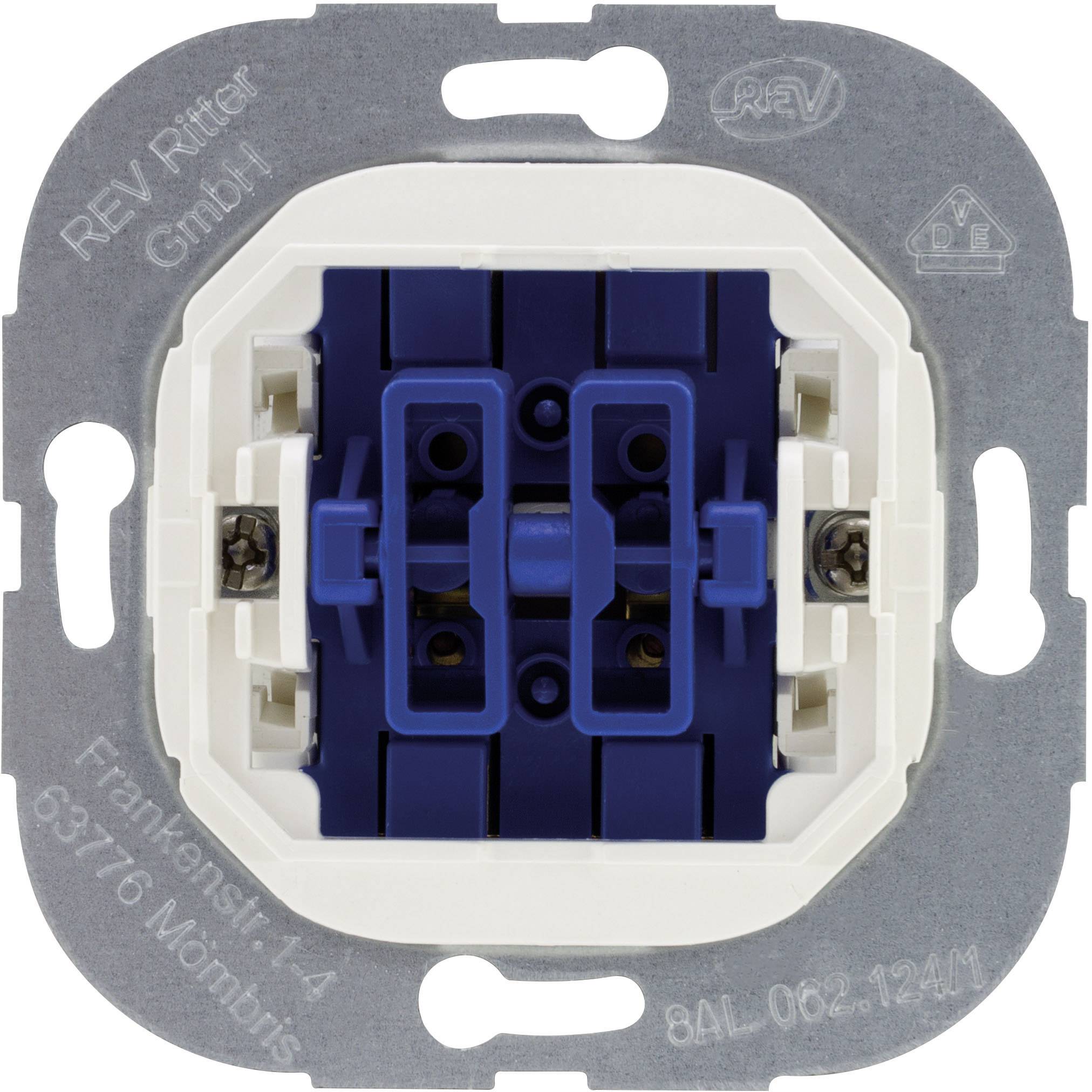 REV Einsatz Jalousie-Schalter Technik Weiß, Blau 0299350006 1 St.