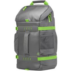Image of HP Notebook Rucksack HP 15.6 Odyssey Sport Backpack grey Passend für maximal: 39,6 cm (15,6) Grün, Grau