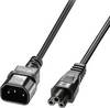 Lindy 30400 2m IEC C14 an IEC C5 Netzkabel