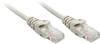 LINDY 48363 RJ45 Patchkabel CAT 5e U/UTP 2.00 m Grau Ungeschirmt 1 St.