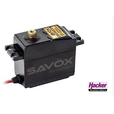 Savöx Standard-Servo SV-0220MG Digital-Servo Getriebe-Material: Metall Stecksystem: JR