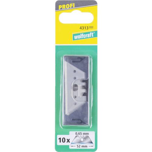 Wolfcraft 4313000 Profi Trapezklingen 0,65x52 mm 10 St.