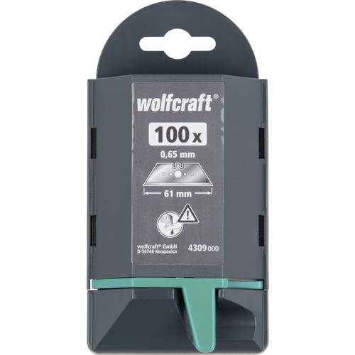 Wolfcraft 4309000 Profi Trapezklingen 0,65x61 mm 100 St.