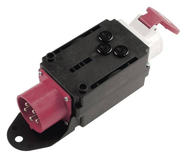 Bachmann 349.183 CEE Adapter 16 A, 32 A 5polig 230 V, 400 V 1 St.-0