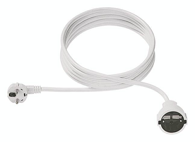 BACHMANN Extension cable, Schutzkontakt 230V 2m schwarz