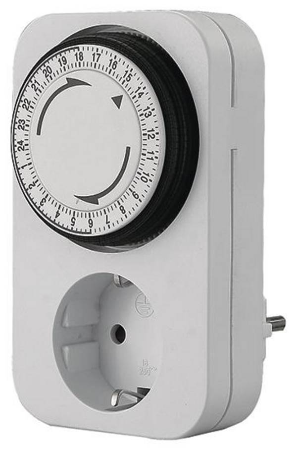 Bachmann 852.101 Zeitschaltuhr analog Tagesprogramm 3680 W IP20 Dauerbetrieb