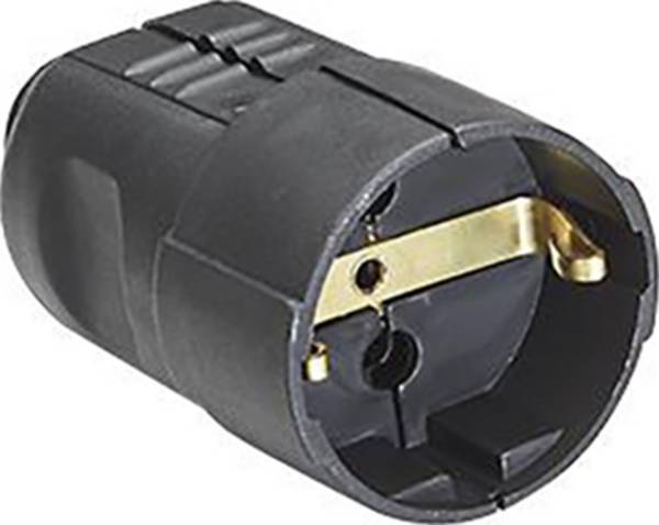 Bachmann 912.170 Schutzkontaktkupplung Kunststoff 230 V Schwarz IP20