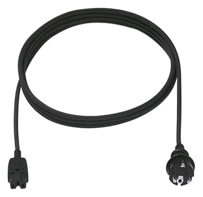 Bachmann 372.184 Strom Anschlusskabel Schwarz 2.00 m
