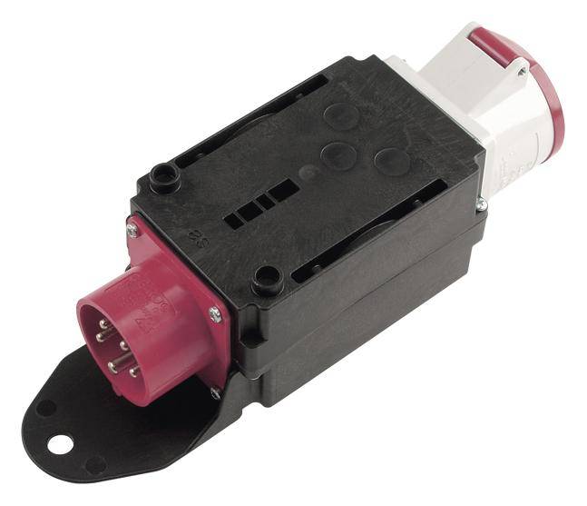 BACHMANN CEE-Adapter 16A 400V IP44, 1x16A 5p400V 1x32A 5p400V-1