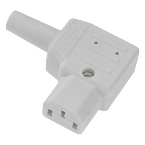 Thumbnail - Bachmann 915.973 Kaltgeräte-Steckverbinder 790 Buchse Gesamtpolzahl: 2 10 A Grau 1 St.