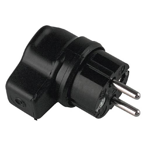 Bachmann 919.178 Schutzkontaktstecker Vollgummi Schwarz IP44