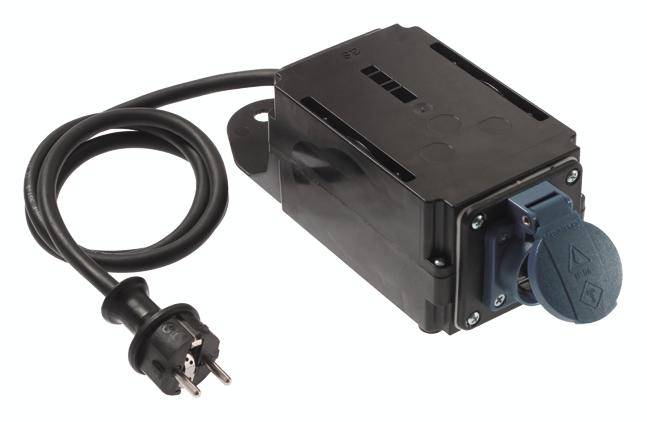 BACHMANN Einschaltstrombegrenzer 16A 1Ph, 1.5m H07RN-F 3G1,5 Schutzkontakt IP44-1