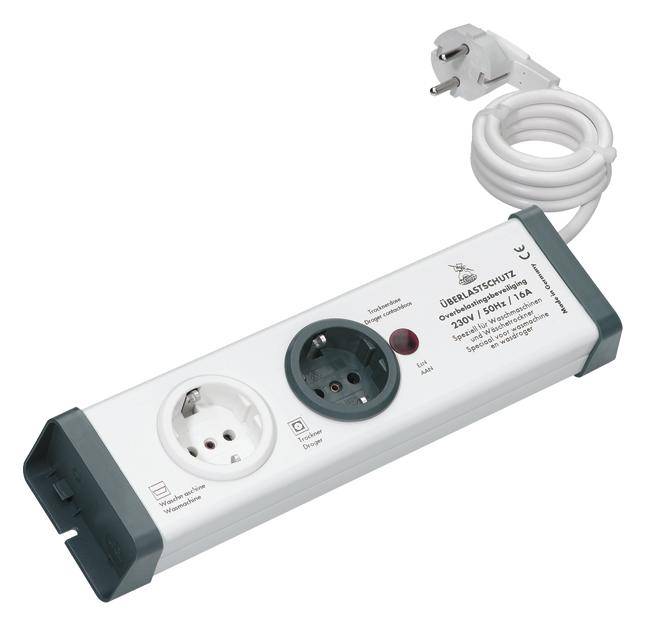 Bachmann 924.164, 2 AC-Ausgänge, Typ F, 230 V, 50 Hz, 16 A, Type F (Schuko)-1