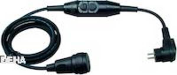 Bachmann 919.014 Personenschutz-Verlängerungskabel PRCD-S 250 V Schwarz IP20